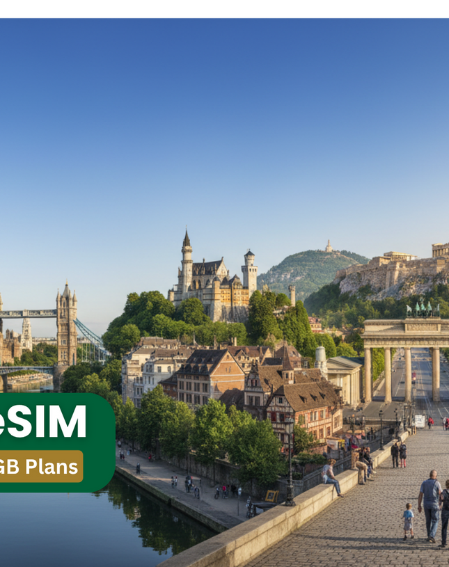 Europe eSIM (Data + Voice Calls)